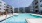 Resort-Style Pool with In-Water Lounge Chairs